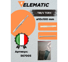 Дюбель-гвоздь потайной TORX 10X100