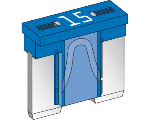 Предохранитель MINIVAL LOW PROFILE 15A, 0700270, MTA
