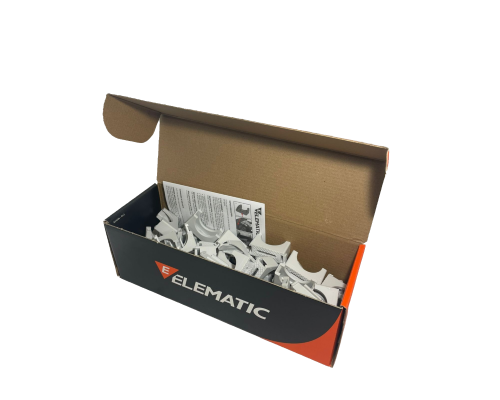 Фиксатор пластиковый для полипропиленовых труб ECAV 32 d=25-32 мм, 13501032, ELEMATIC