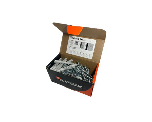 Дюбель-гвоздь потайной TORX 10X80 , 567004, ELEMATIC