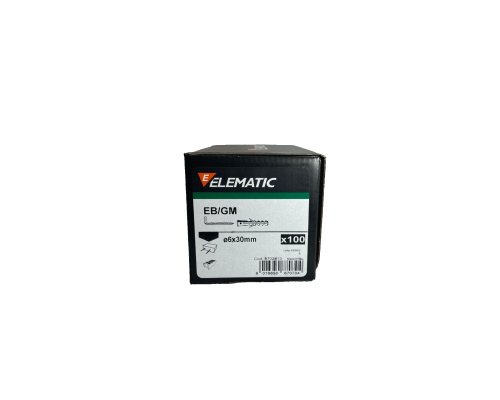 Дюбель с Г-образным крюком саморезом PA 6 ESB/P2 6X30 GM , 8702413, ELEMATIC