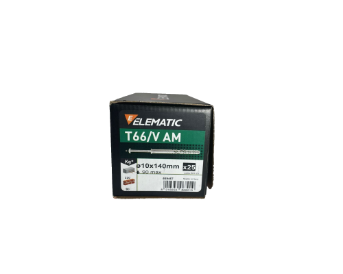 Дюбель-гвоздь распорный под звёздочку AM 10x140/90 , 569467, ELEMATIC