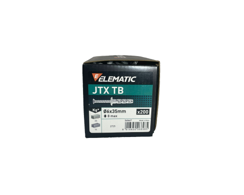 Дюбель-гвоздь с воротником JTX 6.35V-TB, 568667, ELEMATIC