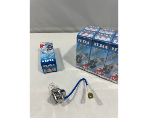 Лампа галогеновая TESLA Н3 РК 22 s 55 W 12V, B10301, TESLA