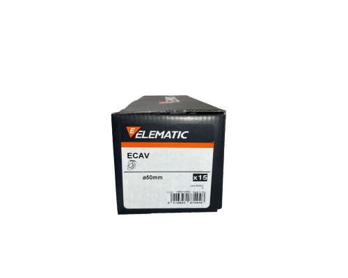 Фиксатор пластиковый для полипропиленовых труб ECAV 50 d=40-60 мм, 13501050, ELEMATIC