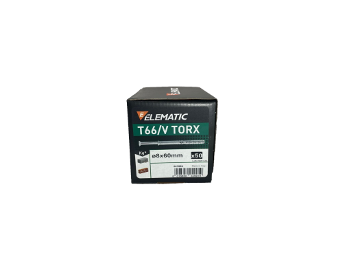 Дюбель-гвоздь потайной TS TORX 8x 60/10 , 567850, ELEMATIC