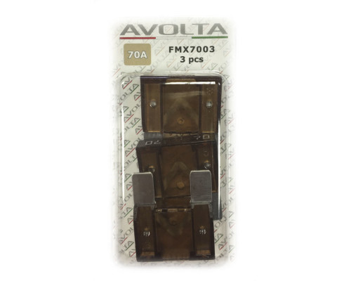 Предохранитель MAXI 70А (блистер 3 шт), FMX7003, AVOLTA
