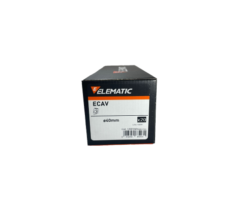 Фиксатор пластиковый для полипропиленовых труб ECAV 40 d=32-40 мм, 13501040, ELEMATIC