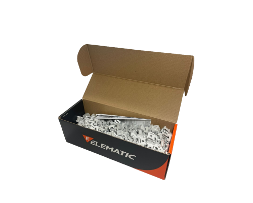 Фиксатор пластиковый для полипропиленовых труб ECAV 8 d=4-8 мм , 13501008, ELEMATIC