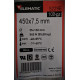 Хомут-стяжка пластиковый белый 450 х 7,5 мм d=125 ELEMATIC, 5229E, ELEMATIC