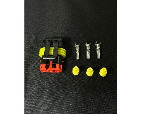 Разъем серии superseal 3-контактный папа KIT, шт, 3050128, MTA